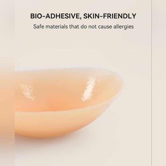 Niidor Adhesive Bra Strapless Sticky Invisible Push up Silicone Bra for Backless - Picture 3 of 5